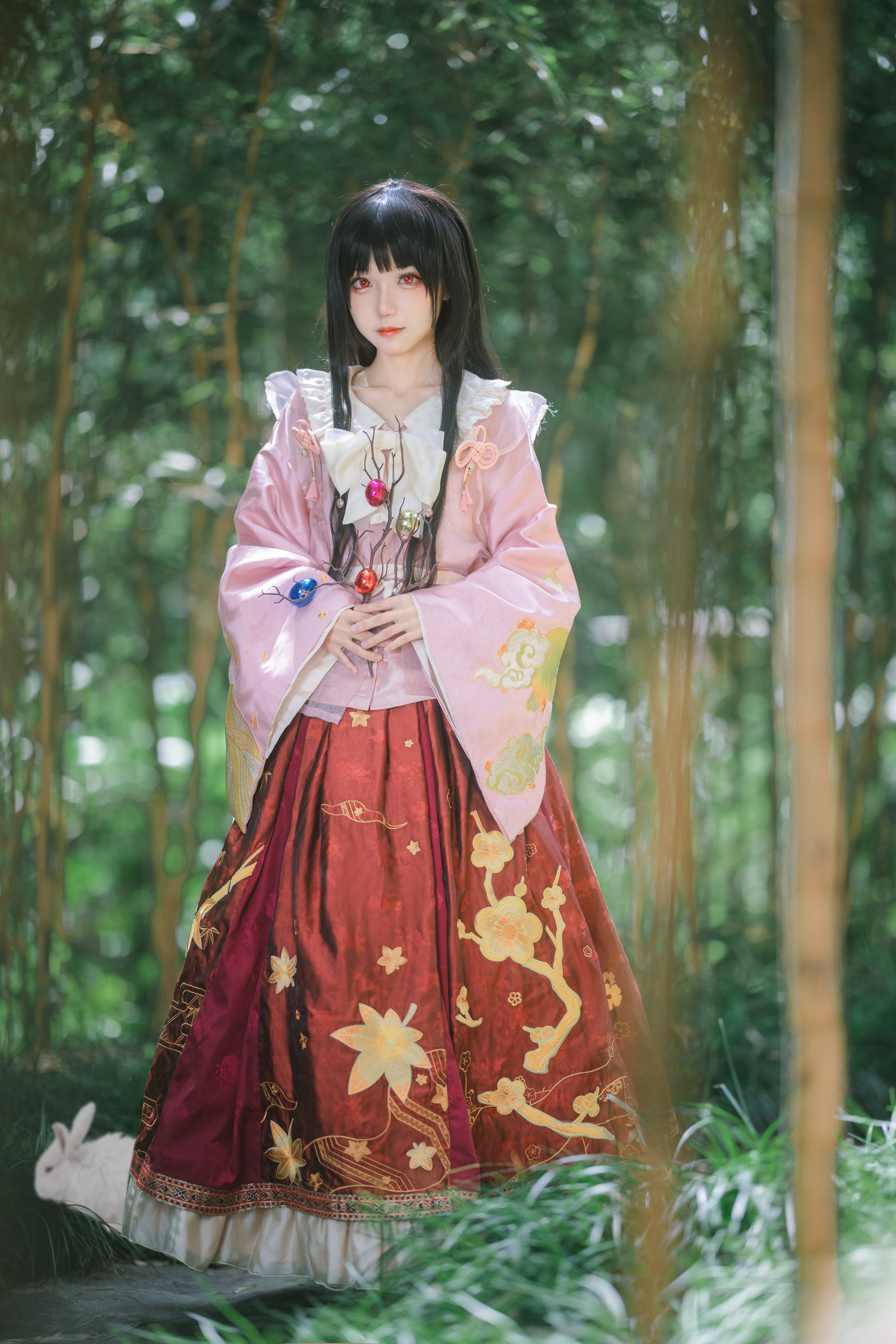 图片[1]-花柒Hana – NO.027 蓬莱山辉夜 [11P]-XikXak